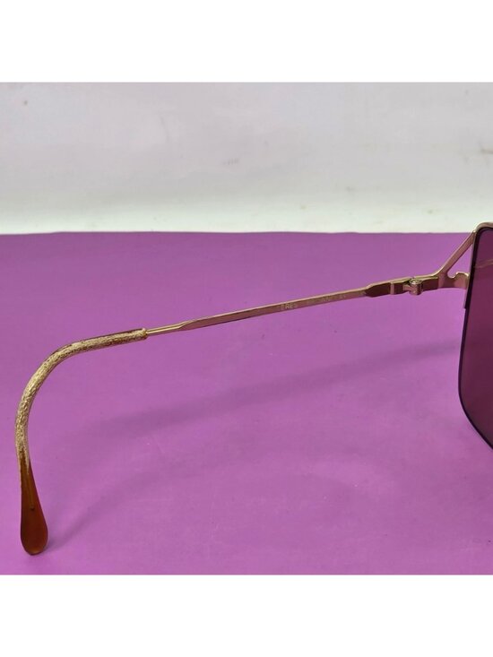 Vintage CÉBÉ Italy Bifocal Sunglasses Gold Tone Brown Gradient Frames Retro main image 9